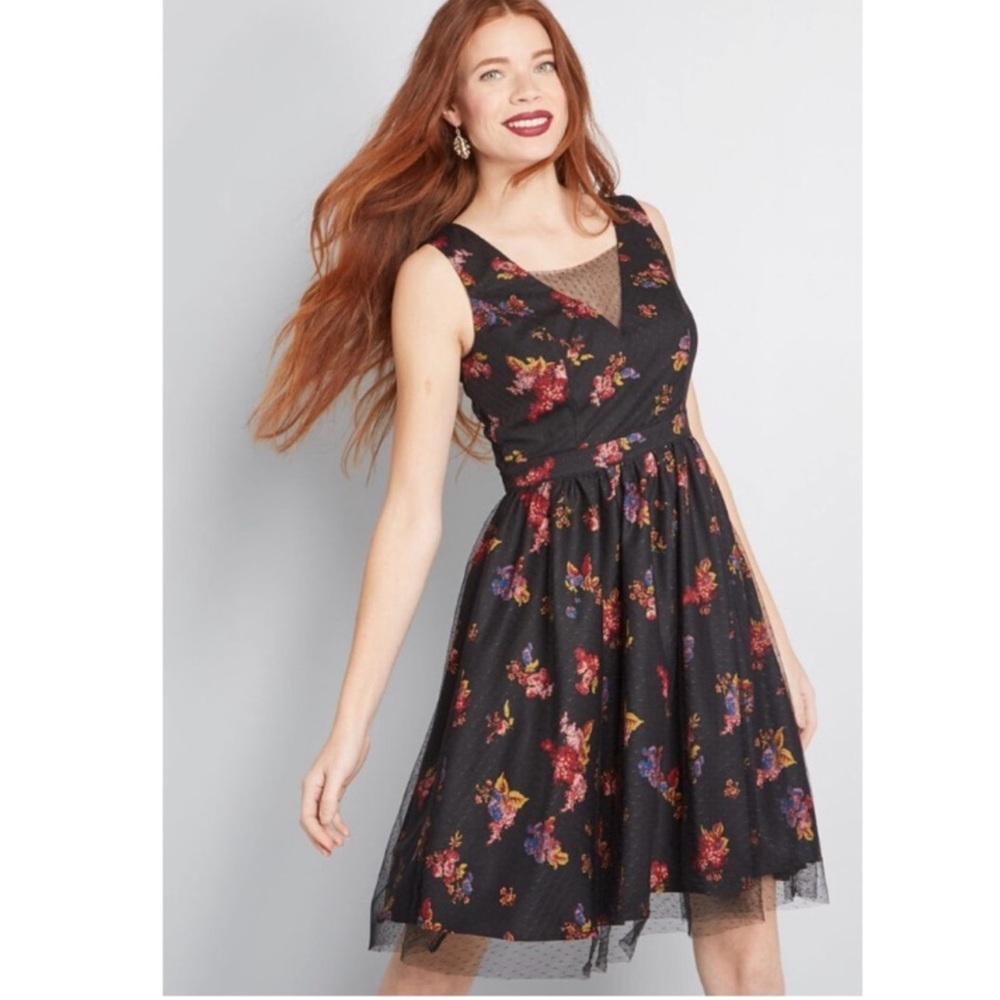 Modcloth Floral Dress